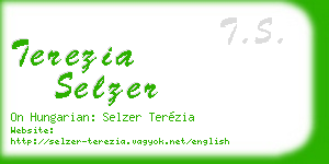 terezia selzer business card